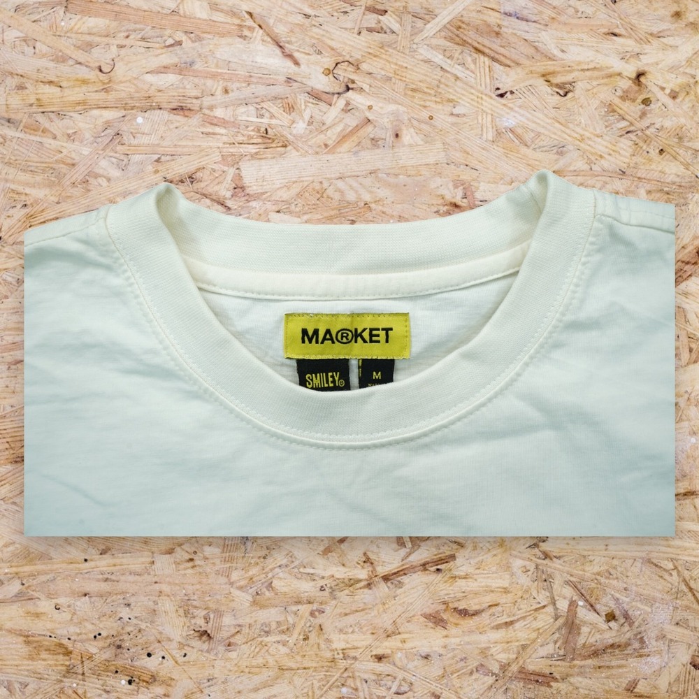 NWOT Market Smiley T-shirt Trust Me Pass That Knowledge‎ Mushroom ~ Medium - Picture 3 of 4